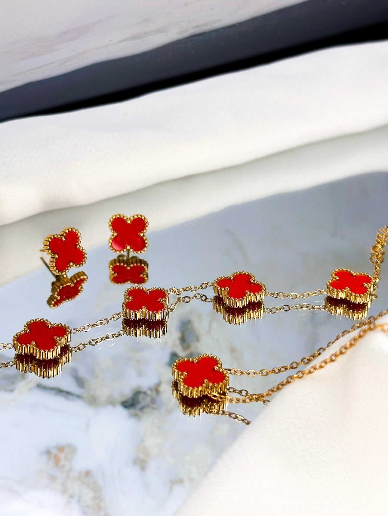 Parure Reflet de Rubis