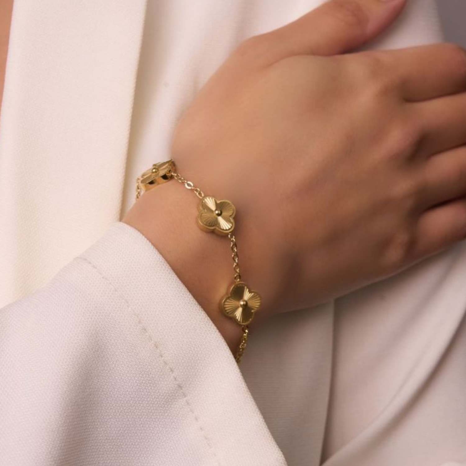 Bracelet Fleur d'or